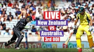 Live Cricket Score, New Zealand vs Australia, 3rd ODI at Hamilton: NZ win by 24 runs